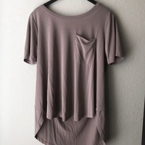 High low T-shirt with pocket